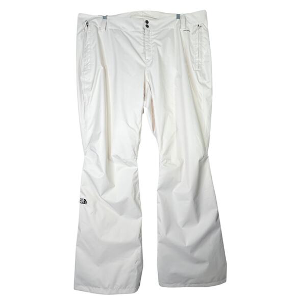 The North Face W Sally Pants Women XXXL Long Length White DryVent Ski Snow - Picture 4 of 16